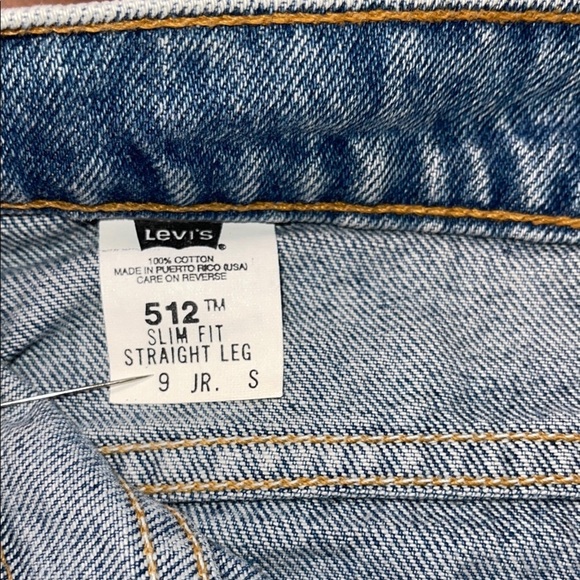 Levi's 512 slim straight Blue Denim Jeans - Picture 3 of 6